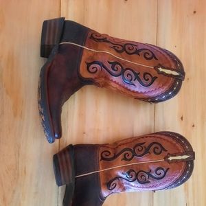 Ariat Comfy Square Toe Cowboy Boots, Size 9